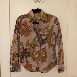 Etro paysley shirt